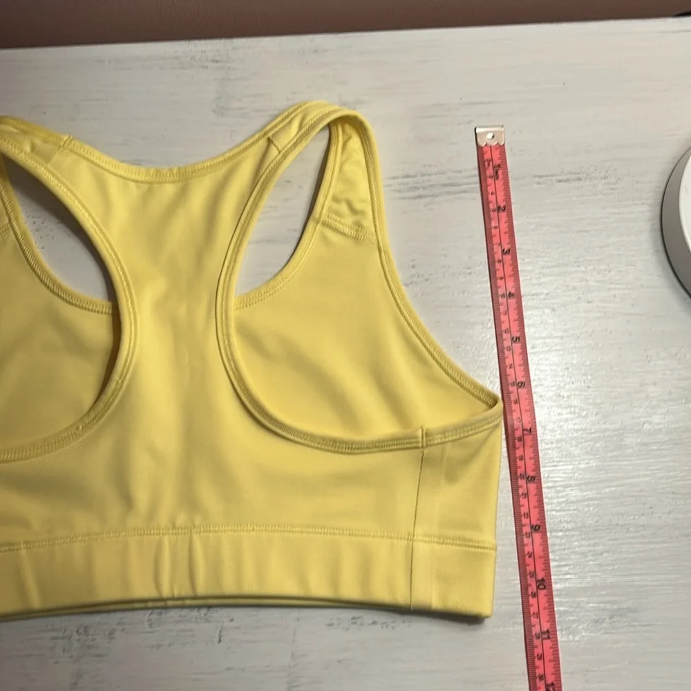 Nike Dri-Fit Yellow Sport Bra - Picture 9 of 10